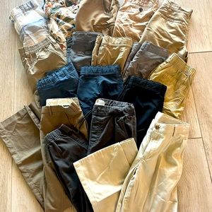 Bundle/lot boys 10/12 pants and shorts.